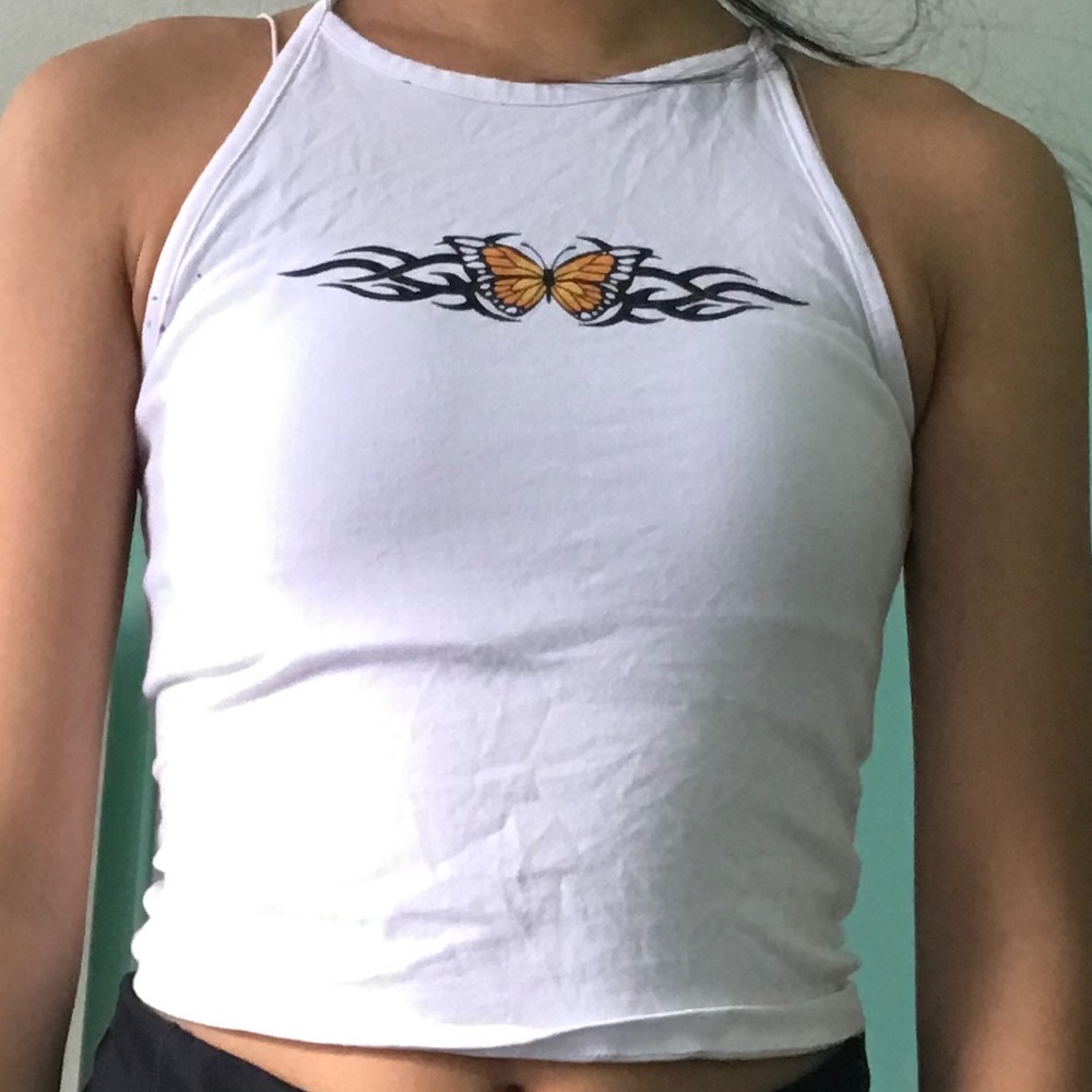 Cute butterfly halter top!!